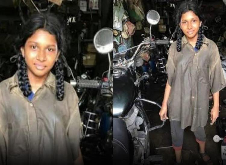 Subhadra Live:19-year-old-daughter-makes-a-living-as-a-bullet-mechanic