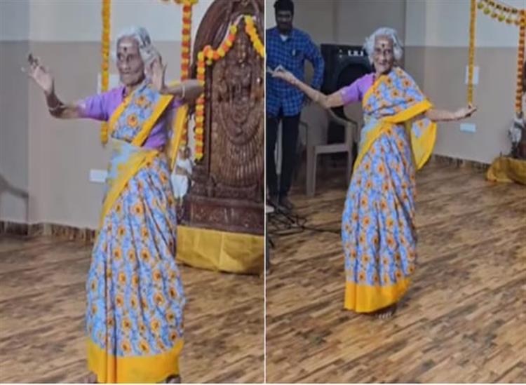 Subhadra Live:95YO-Woman-Living-Dances-To-The-Beats-Of-A-Tamil-Song